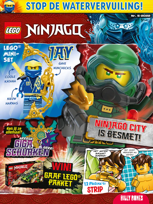 Klant Voorkeur Th LEGO Ninjago Magazine abonnement bestel je bij Kinderbladen.nl!